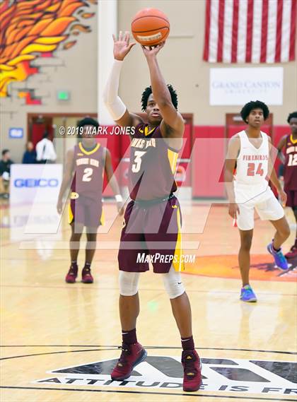 Thumbnail 3 in Christ the King vs. Chaparral (Hoophall West Tournament) photogallery.