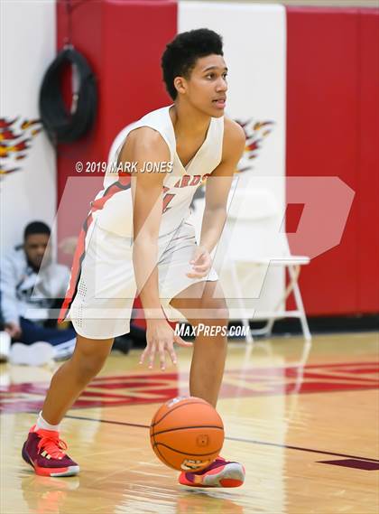 Thumbnail 2 in Christ the King vs. Chaparral (Hoophall West Tournament) photogallery.