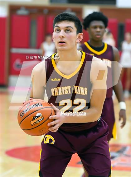 Thumbnail 1 in Christ the King vs. Chaparral (Hoophall West Tournament) photogallery.