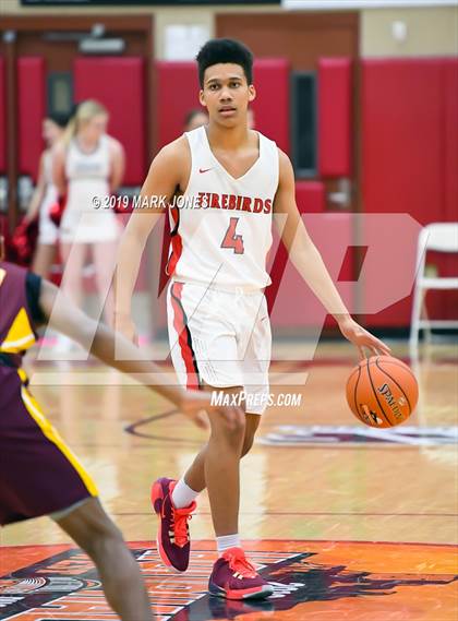 Thumbnail 2 in Christ the King vs. Chaparral (Hoophall West Tournament) photogallery.