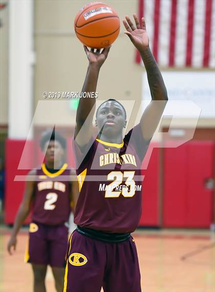Thumbnail 3 in Christ the King vs. Chaparral (Hoophall West Tournament) photogallery.