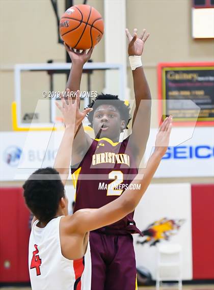 Thumbnail 1 in Christ the King vs. Chaparral (Hoophall West Tournament) photogallery.
