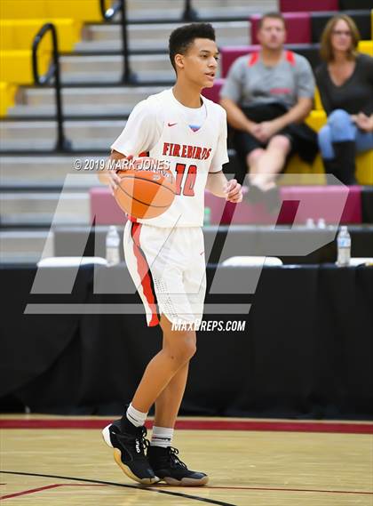 Thumbnail 3 in Christ the King vs. Chaparral (Hoophall West Tournament) photogallery.