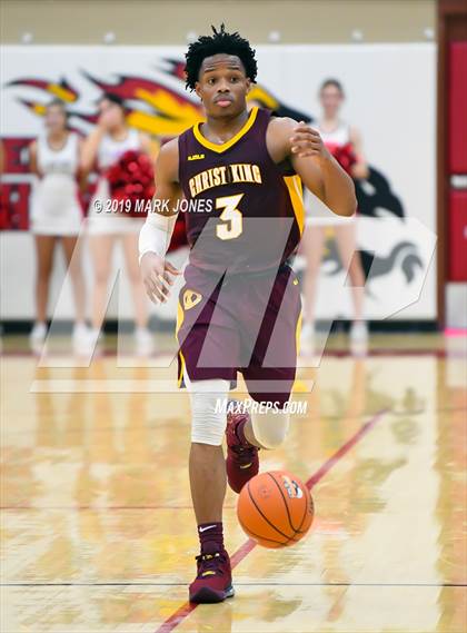 Thumbnail 1 in Christ the King vs. Chaparral (Hoophall West Tournament) photogallery.