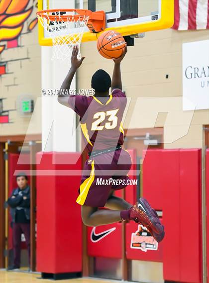 Thumbnail 3 in Christ the King vs. Chaparral (Hoophall West Tournament) photogallery.