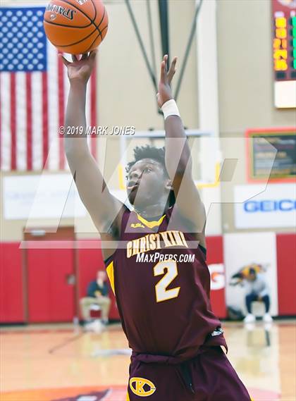 Thumbnail 3 in Christ the King vs. Chaparral (Hoophall West Tournament) photogallery.
