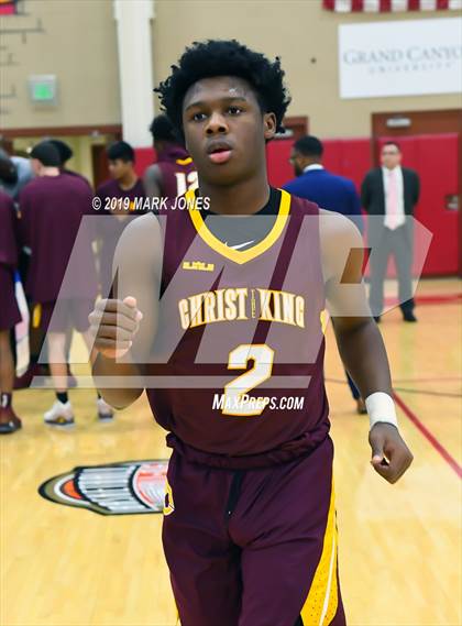 Thumbnail 3 in Christ the King vs. Chaparral (Hoophall West Tournament) photogallery.