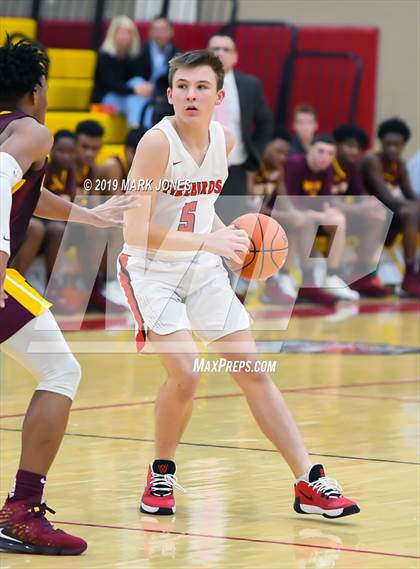 Thumbnail 2 in Christ the King vs. Chaparral (Hoophall West Tournament) photogallery.