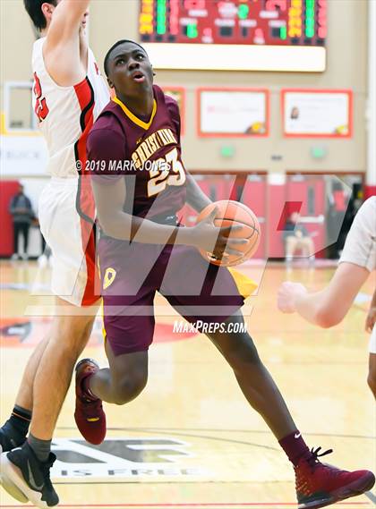 Thumbnail 3 in Christ the King vs. Chaparral (Hoophall West Tournament) photogallery.