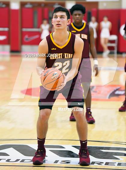 Thumbnail 3 in Christ the King vs. Chaparral (Hoophall West Tournament) photogallery.