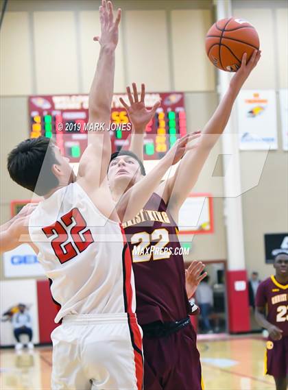 Thumbnail 1 in Christ the King vs. Chaparral (Hoophall West Tournament) photogallery.