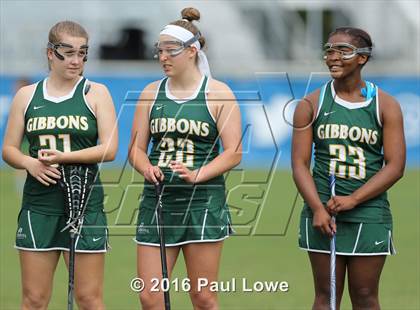 Thumbnail 2 in Cardinal Gibbons vs Lake Norman (NCHSAA 4A Final) photogallery.