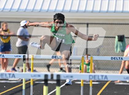 Thumbnail 2 in IHSAA Sectional 17 (110 Meter Hurdles) photogallery.
