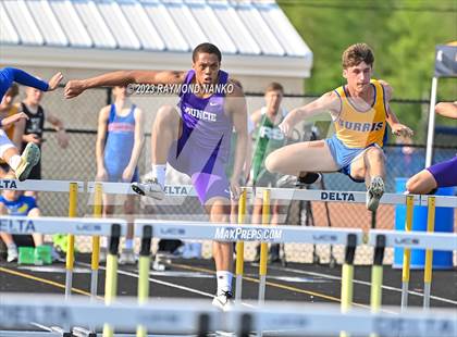 Thumbnail 3 in IHSAA Sectional 17 (110 Meter Hurdles) photogallery.