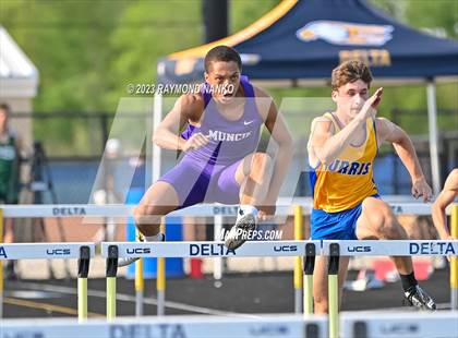 Thumbnail 2 in IHSAA Sectional 17 (110 Meter Hurdles) photogallery.