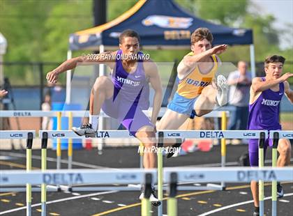 Thumbnail 1 in IHSAA Sectional 17 (110 Meter Hurdles) photogallery.