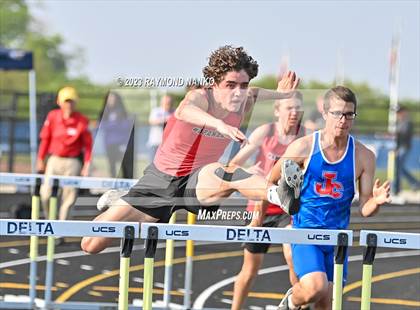 Thumbnail 3 in IHSAA Sectional 17 (110 Meter Hurdles) photogallery.