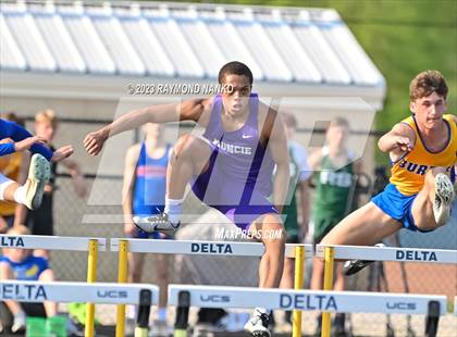 Thumbnail 2 in IHSAA Sectional 17 (110 Meter Hurdles) photogallery.