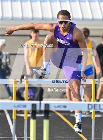 Thumbnail 2 in IHSAA Sectional 17 (110 Meter Hurdles) photogallery.
