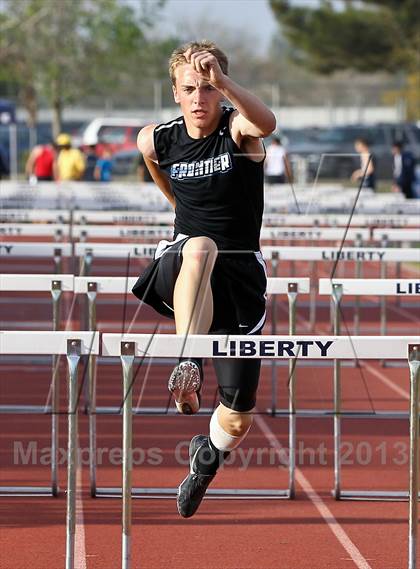 Thumbnail 1 in South West Yosemite League Meet #1 (110m Hurdles) photogallery.