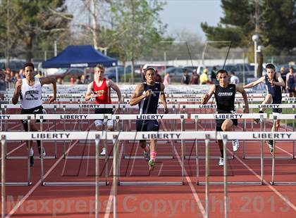 Thumbnail 1 in South West Yosemite League Meet #1 (110m Hurdles) photogallery.
