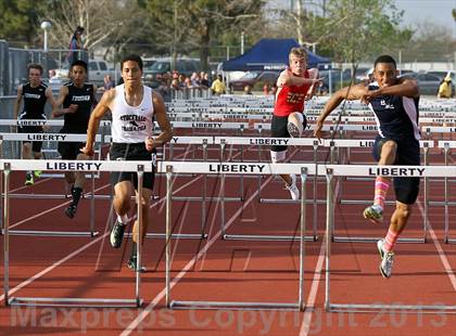 Thumbnail 2 in South West Yosemite League Meet #1 (110m Hurdles) photogallery.
