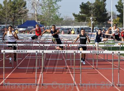 Thumbnail 1 in South West Yosemite League Meet #1 (110m Hurdles) photogallery.
