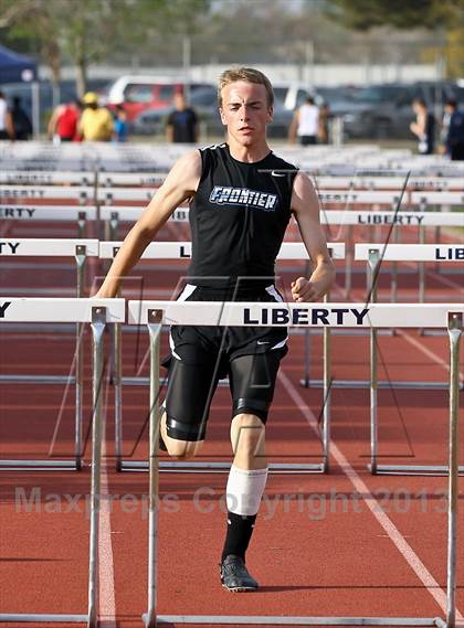 Thumbnail 3 in South West Yosemite League Meet #1 (110m Hurdles) photogallery.