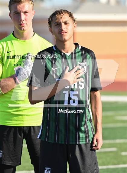 Thumbnail 3 in Gilbert Christian vs. Pusch Ridge Christian Academy (AIA 3A Final) photogallery.
