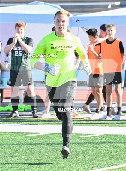 Thumbnail 2 in Gilbert Christian vs. Pusch Ridge Christian Academy (AIA 3A Final) photogallery.