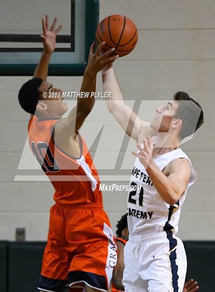 Thumbnail 3 in GRACE Christian vs. Cape Fear Academy (Phenom Hoops & Dreams) photogallery.