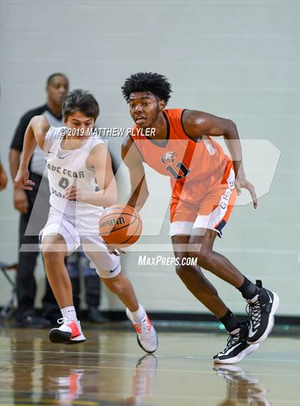 Thumbnail 2 in GRACE Christian vs. Cape Fear Academy (Phenom Hoops & Dreams) photogallery.