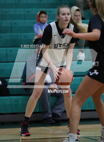 Thumbnail 3 in Liberty Union vs Utica (Scrimmage) photogallery.