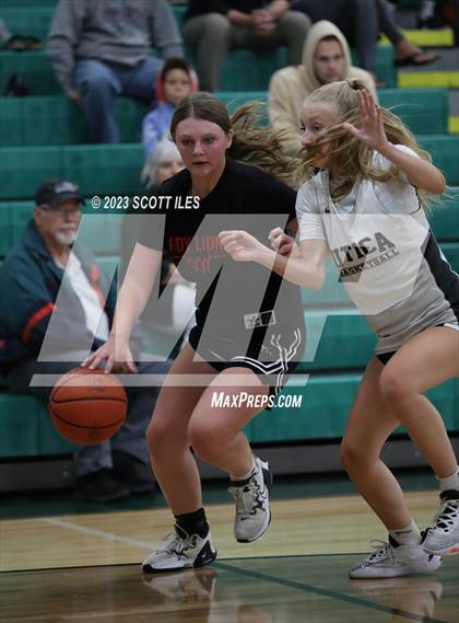 Thumbnail 3 in Liberty Union vs Utica (Scrimmage) photogallery.
