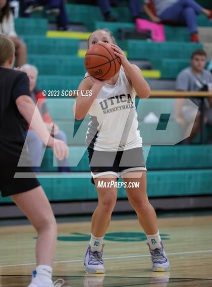 Thumbnail 1 in Liberty Union vs Utica (Scrimmage) photogallery.