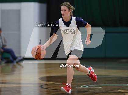 Thumbnail 2 in Liberty Union vs Utica (Scrimmage) photogallery.