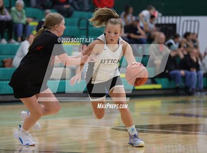 Thumbnail 2 in Liberty Union vs Utica (Scrimmage) photogallery.