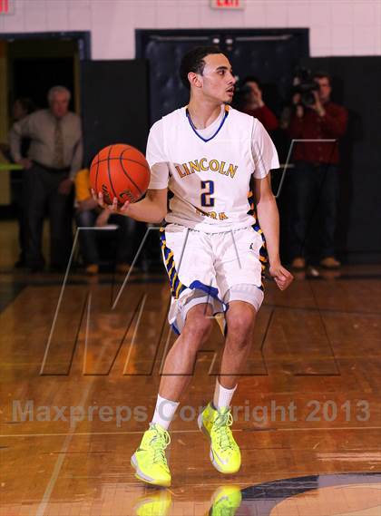 Thumbnail 2 in Johnsonburg vs. Lincoln Park Performing Arts (PIAA Class A Western Final) photogallery.
