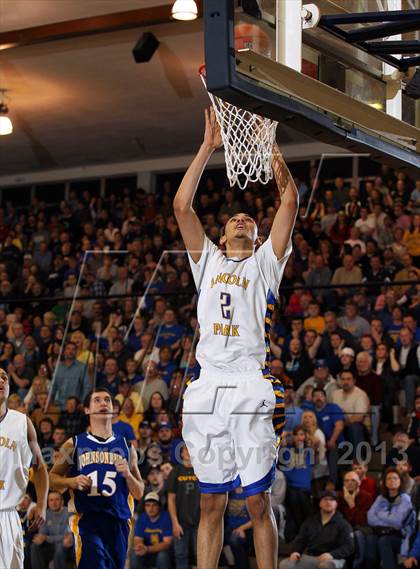 Thumbnail 3 in Johnsonburg vs. Lincoln Park Performing Arts (PIAA Class A Western Final) photogallery.