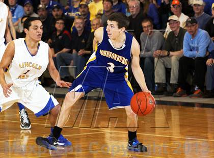 Thumbnail 3 in Johnsonburg vs. Lincoln Park Performing Arts (PIAA Class A Western Final) photogallery.