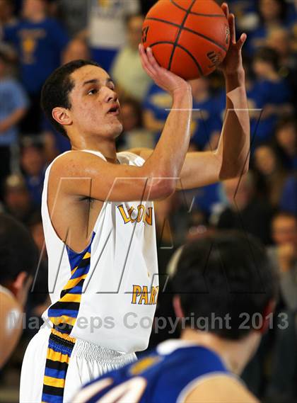 Thumbnail 3 in Johnsonburg vs. Lincoln Park Performing Arts (PIAA Class A Western Final) photogallery.