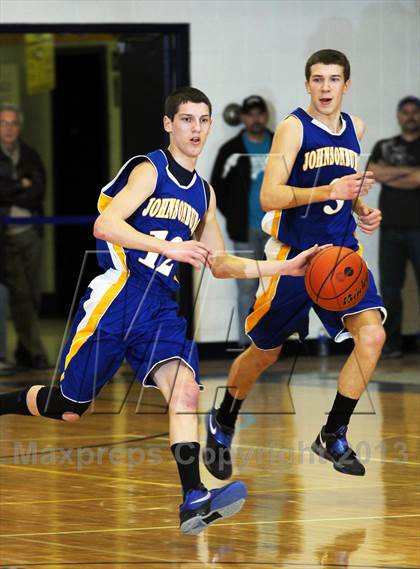 Thumbnail 2 in Johnsonburg vs. Lincoln Park Performing Arts (PIAA Class A Western Final) photogallery.