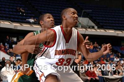 Thumbnail 1 in Dominguez vs St. Patrick (Nike Extravaganza) photogallery.