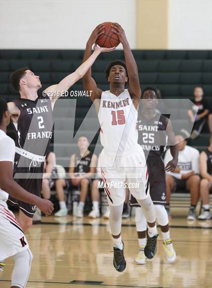 Thumbnail 3 in Kennedy vs. Saint Francis photogallery.