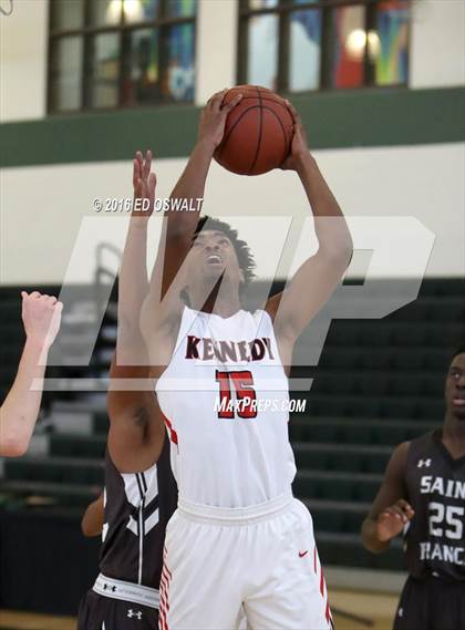Thumbnail 3 in Kennedy vs. Saint Francis photogallery.