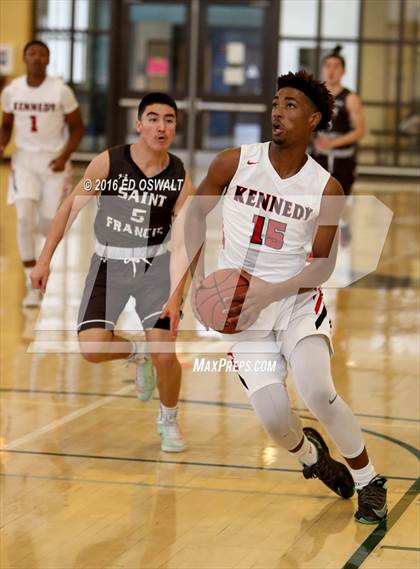 Thumbnail 3 in Kennedy vs. Saint Francis photogallery.
