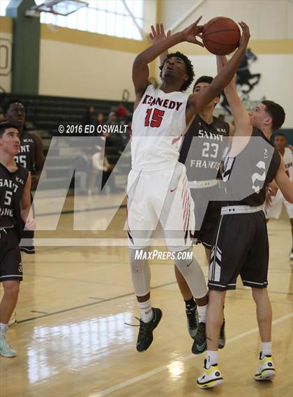 Thumbnail 2 in Kennedy vs. Saint Francis photogallery.