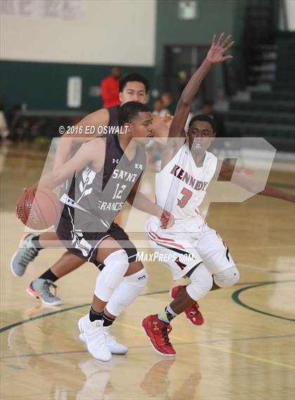 Thumbnail 2 in Kennedy vs. Saint Francis photogallery.