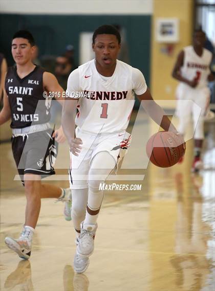 Thumbnail 2 in Kennedy vs. Saint Francis photogallery.
