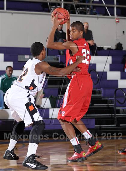 Thumbnail 1 in Pleasant Grove vs. Foothill (St. Hope Elite Hoops Classic) photogallery.